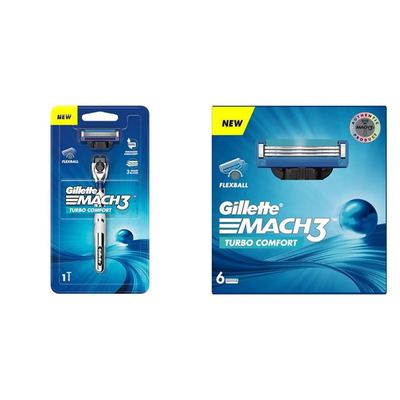 Mach 3+ 2Up Razor 1 x 6