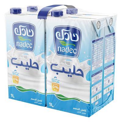 Long Life Milk 3 x 4 x 1L