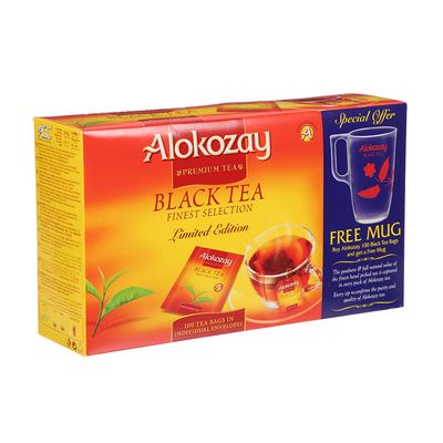Black Tea Bag+Mug 12 x 100pcs
