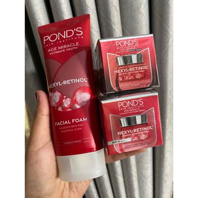 Set 12X Day Cream+Night Cream+Facial Foam