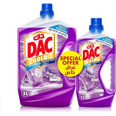 Gold Disinfectant Lavender +1Ltr 3 x 3L