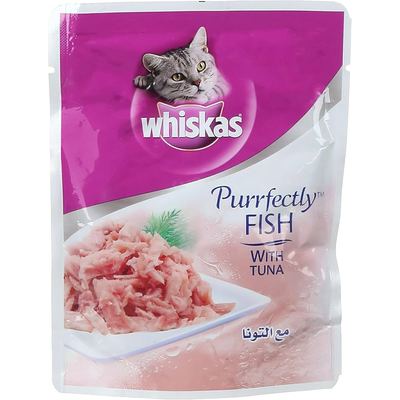 Whiskas Purrfectly Whith Tuna 24 x 85g