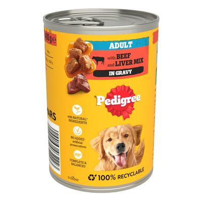 Pedigree Beef Gravy Can 24 x 400g
