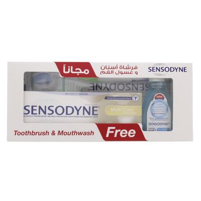 Multi Care Mouth Wash +Brush 12 x 75ml