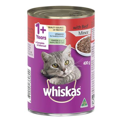 Whiskas Beef Can 24 x 400g