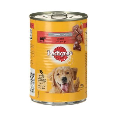 Pedigree Beef Can Loaf 24 x 400g